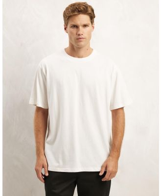 AERE - Organic Cotton Mid Weight Tee - T-Shirts & Singlets (White) Organic Cotton Mid Weight Tee
