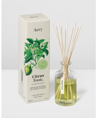 Aery Living - Botanical 200ml Reed Diffuser Citrus Tonic - Diffusers (Neutrals) Botanical 200ml Reed Diffuser Citrus Tonic