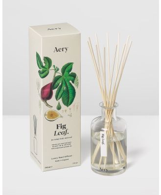 Aery Living - Botanical 200ml Reed Diffuser Fig Leaf - Diffusers (Neutrals) Botanical 200ml Reed Diffuser Fig Leaf