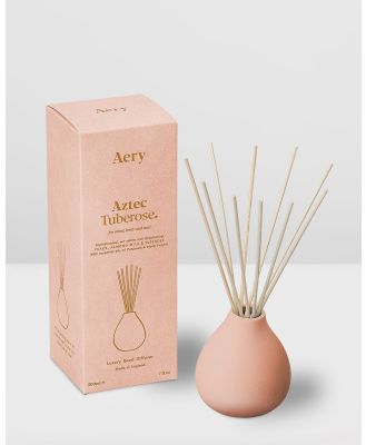 Aery Living - Fernweh 200ml Reed Diffuser Aztec Tuberose - Diffusers (Pink) Fernweh 200ml Reed Diffuser Aztec Tuberose