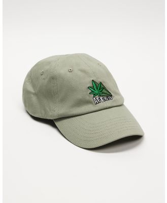 Afends - Crops Hemp Baseball Cap - Headwear (Olive) Crops Hemp Baseball Cap