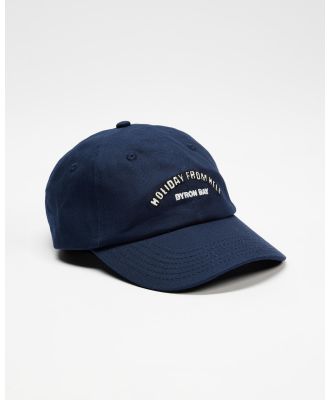 Afends - Holiday Recycled Six Panel Cap - Headwear (Navy) Holiday Recycled Six Panel Cap