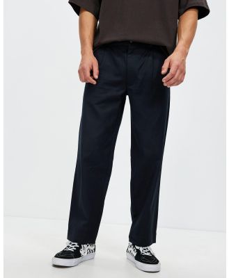 Afends - Mixed Business Hemp Suit Pants - Pants (Black) Mixed Business Hemp Suit Pants