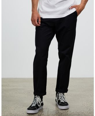 Afends - Ninety Twos Recycled Relaxed Fit Chinos - Pants (Black) Ninety Twos Recycled Relaxed Fit Chinos