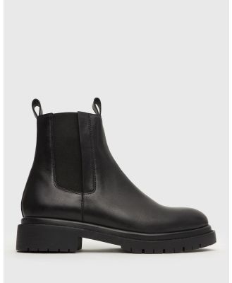 Airflex - Ivy Flat Leather Chelsea Boots - Boots (Black) Ivy Flat Leather Chelsea Boots