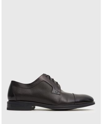 Airflex - Nathan Comfort Leather Dress Shoes - Dress Shoes (Black) Nathan Comfort Leather Dress Shoes