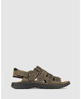 Airflex - Rick Leather Sandals - Casual Shoes (Brown) Rick Leather Sandals