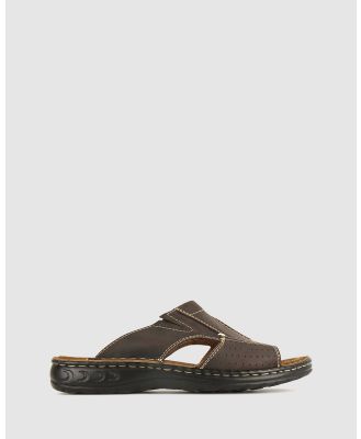 Airflex - Zeke Leather Sandals - Casual Shoes (Brown) Zeke Leather Sandals