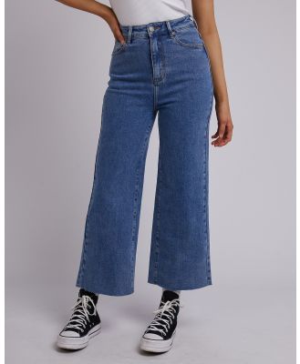 All About Eve - Charlie High Rise Wide Leg - Jeans (DARK BLUE) Charlie High Rise Wide Leg