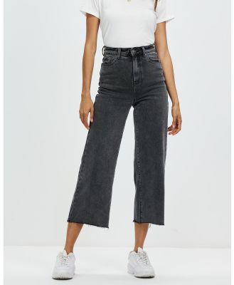 All About Eve - Charlie High Rise Wide Leg - Jeans (WASHED BLACK) Charlie High Rise Wide Leg