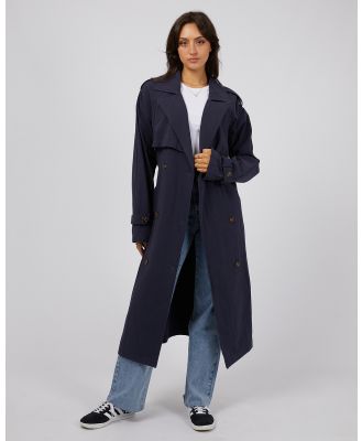 All About Eve - Eve Trench Coat - Trench Coats (NAVY) Eve Trench Coat