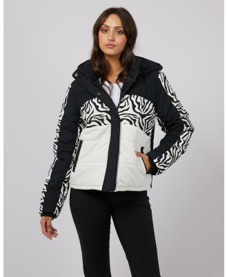 All About Eve - Parker Panelled Puffer - Coats & Jackets (BLACK) Parker Panelled Puffer