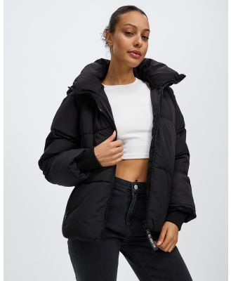 All About Eve - Remi Luxe Puffer Jacket - Coats & Jackets (BLACK) Remi Luxe Puffer Jacket