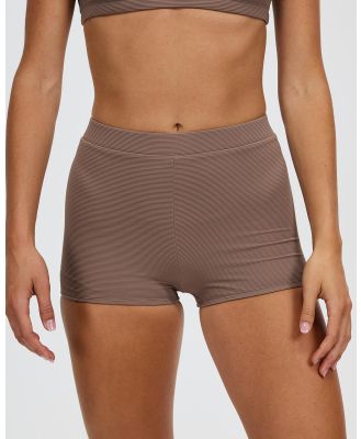 All Fenix - Campari Boy Shorts - Bikini Bottoms (Latte) Campari Boy Shorts