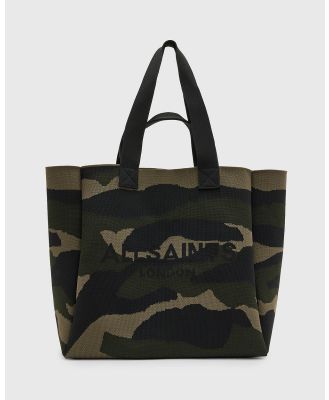AllSaints - Izzy EW Tote - Bags (Camo Green) Izzy EW Tote