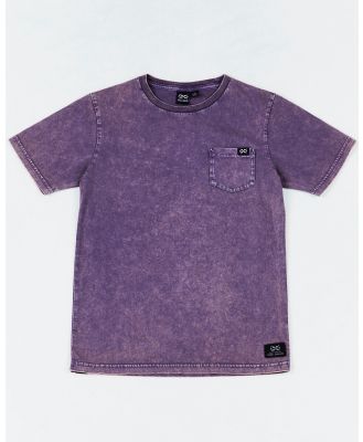 Alphabet Soup - Kids Go To Pocket Short Sleeve Tee Purple Haze - Short Sleeve T-Shirts (Purple) Kids Go To Pocket Short Sleeve Tee Purple Haze