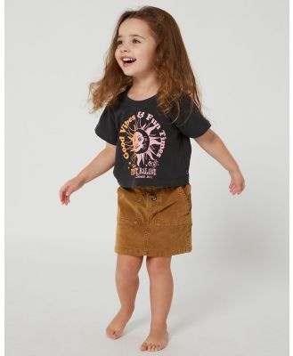 Alphabet Soup - Kids Hailey Cord Skirt Tan - Pants (Brown) Kids Hailey Cord Skirt Tan