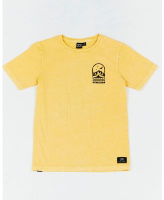 Alphabet Soup - Kids Mystical Short Sleeve Tee Mineral Sun - Short Sleeve T-Shirts (Yellow) Kids Mystical Short Sleeve Tee Mineral Sun