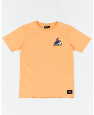 Alphabet Soup - Kids Thruster Short Sleeve Tee Melon - Short Sleeve T-Shirts (Yellow) Kids Thruster Short Sleeve Tee Melon