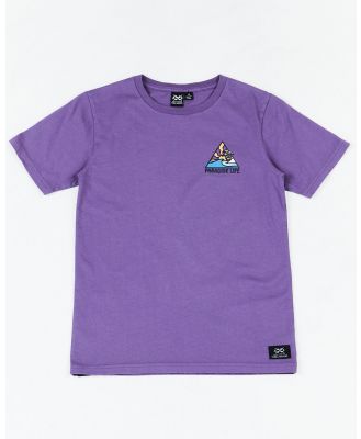 Alphabet Soup - Kids Thruster Short Sleeve Tee Purple Haze - Short Sleeve T-Shirts (Purple) Kids Thruster Short Sleeve Tee Purple Haze
