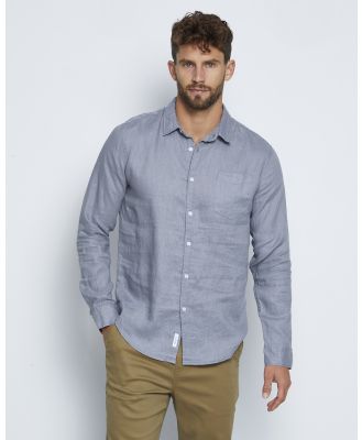 AM Supply - Alexander LS Shirt - Shirts & Polos (Dusty Blue) Alexander LS Shirt