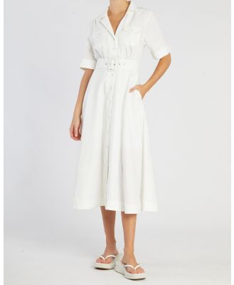 Amelius - Cadence Linen Dress - Dresses (White) Cadence Linen Dress