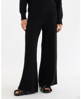 Amelius - Eline Knit Pant - Coats & Jackets (Black) Eline Knit Pant