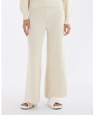 Amelius - Eline Knit Pant - Coats & Jackets (Cream) Eline Knit Pant