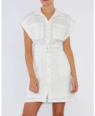 Amelius - Esra Utility Mini Dress - Dresses (White) Esra Utility Mini Dress