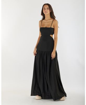 Amelius - Nathalie Linen Maxi Dress - Dresses (Black) Nathalie Linen Maxi Dress