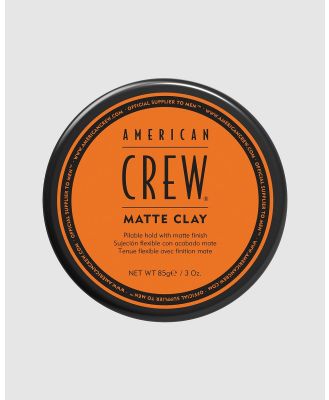 American Crew - AM Crew Matte Clay 3oz 85g - Hair (Brown & Black) AM Crew Matte Clay 3oz-85g