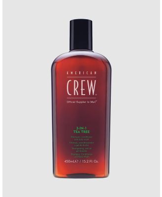 American Crew - Crew 3 In 1 Tea Tree - Hair (Brown) Crew 3-In-1 Tea Tree