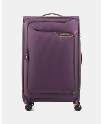 American Tourister - Applite 4 Eco Spinner 82cm EXP TSA - Travel and Luggage (Purple) Applite 4 Eco Spinner 82cm EXP TSA