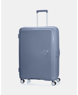 American Tourister - Curio 2 Large (80 cm) - Travel and Luggage (STONE BLUE) Curio 2 Large (80 cm)
