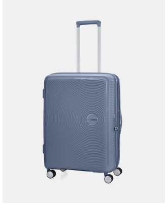 American Tourister - Curio 2 Medium (69 cm) - Travel and Luggage (STONE BLUE) Curio 2 Medium (69 cm)