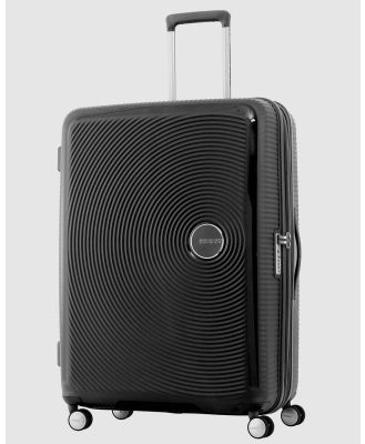 American Tourister - Curio 2 Spinner 80cm EXP TSA V1R - Travel and Luggage (Black) Curio 2 Spinner 80cm EXP TSA V1R