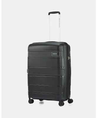 American Tourister - Light Max Spinner 69cm EXP - Travel and Luggage (Black) Light Max Spinner 69cm EXP