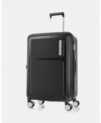 American Tourister - Maxivo Spinner 68cm TSA - Travel and Luggage (Black) Maxivo Spinner 68cm TSA