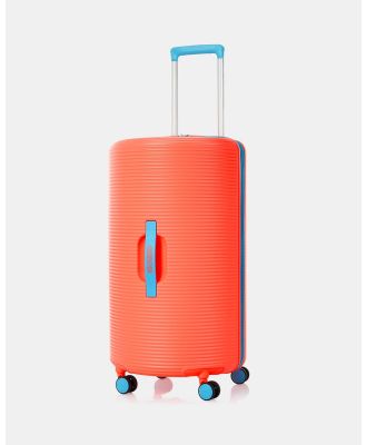 American Tourister - Rollio Medium (75 cm) - Travel and Luggage (CORAL/BLUE) Rollio Medium (75 cm)