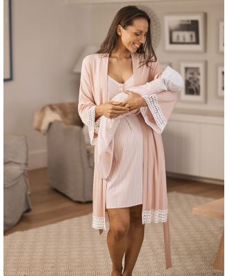 Angel Maternity - Maternity & Nursing Robe Set   Hospital Pack - Blankets (Pink) Maternity & Nursing Robe Set - Hospital Pack