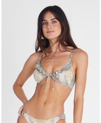 Aqua Blu Australia - Floret Crawford Bikini Top - Bikini Tops (Multi) Floret Crawford Bikini Top
