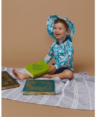 Aqua Blu Kids - Everglade Long Sleeve Rash Vest   Babies - Swimwear (Multi) Everglade Long Sleeve Rash Vest - Babies