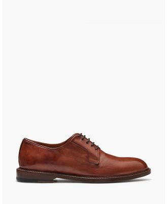 Aquila - D'ORO Collection   Cripps Dress Shoes - Dress Shoes (Brandy) D'ORO Collection - Cripps Dress Shoes