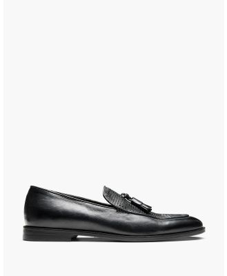Aquila - D'ORO Collection   Julius Loafers - Dress Shoes (Black) D'ORO Collection - Julius Loafers
