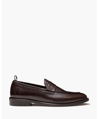 Aquila - D'ORO Collection   Kemp Loafers - Dress Shoes (Chocolate) D'ORO Collection - Kemp Loafers