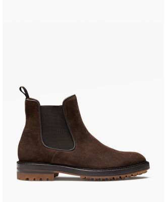 Aquila - D'ORO Collection   Patton Chelsea Boots - Boots (Brown) D'ORO Collection - Patton Chelsea Boots