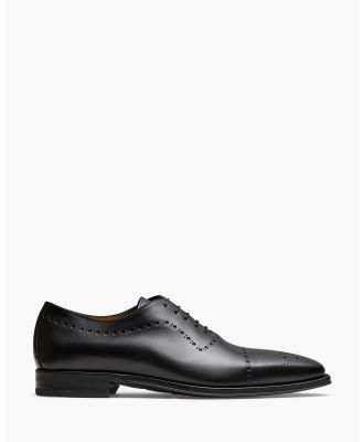 Aquila - D'ORO Collection   Tommasi Oxford Shoes - Dress Shoes (Black) D'ORO Collection - Tommasi Oxford Shoes
