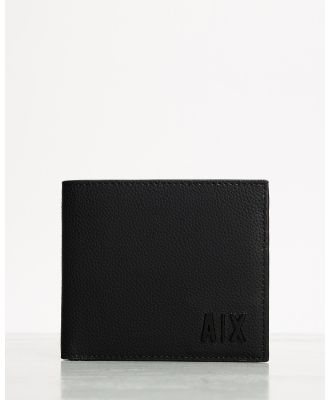 Armani Exchange - Bifold Wallet With Credit Card - Wallets (Nero Black) Bifold Wallet With Credit Card