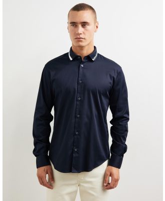 Armani Exchange - Camicia Shirt - Shirts & Polos (Deep Navy) Camicia Shirt