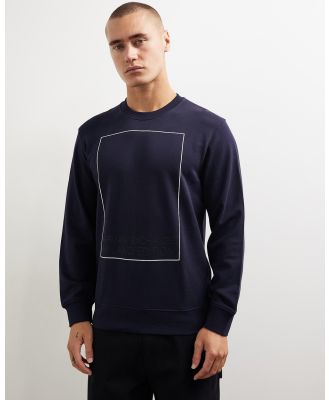 Armani Exchange - Felpa Sweatshirt - Sweats (Night Sky) Felpa Sweatshirt